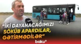 Suraxanı sakinləri dayanacaqsız qaldı | Yağışın altında avtobus gözləyirlər - Baku TV