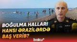 FHN çimərliklərdə baş verən bədbəxt hadisələrin statistikasını açıqladı - Baku TV