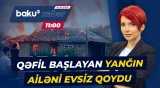 Cəlilabadda evi külən dönən ailə çarəsiz durumda - Baku TV CANLI