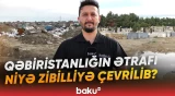 "Qoxudan dayanmaq olmur..." | Mehdiabadda antisanitar vəziyyət - Göl zibil poliqonuna çevrilib?