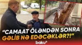 Məktəbin qarşısında qorxulu mənzərə | “Maşının üstünə aşdı, təhlükəlidir, baxan yoxdur!” - Baku TV
