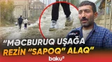 Hökməli sakinlərinin palçıqlı yollarla imtahanı - Baku TV
