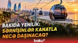 Paytaxtda yeni nəqliyyat layihəsi | Kanatla sərnişindaşıma tıxacları azalda bilər? - Baku TV