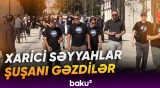 Xarici qonaqlar Şuşanın görməli yerlərini gəzərək şəhərlə yaxından tanış olublar - Baku TV