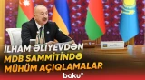 İlham Əliyev MDB Dövlət Başçıları Şurasının məhdud tərkibdə iclasında iştirak etdi - Baku TV