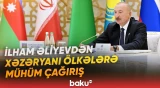 Prezident Xəzər Ekoloji Sammitinin geniş tərkibdə iclasında çıxış etdi - Baku TV