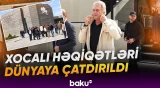 Beynəlxalq konfrans iştirakçıları Xocalı Soyqırımı Memorialını ziyarət ediblər - Baku TV