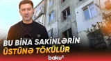 Moskva prospektindəki binanın problemləri illərdir həll olunmur - Baku TV