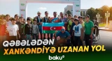Müxtəlif ölkələrdən gələn idmançılar Xankəndidə finişə çatıblar - Baku TV