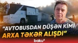 Bakıya gedən sərnişin avtobusu Ucarda yandı | Avtomobillərin hərəkəti məhdudlaşdırıldı - Baku TV