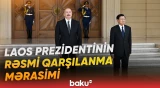 Prezident İlham Əliyev həmkarı Thonqlun Sisuliti qarşıladı - Baku TV