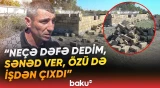 Çobanlıq edən üç uşaq atasının torpaq problemi - "Ortada qalmışam" - Baku TV