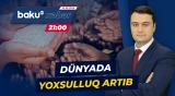 Dünyada yoxsulluğun miqyası ilə bağlı yeni göstəricilər narahatlıq doğurur - Baku TV CANLI