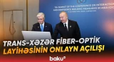 Prezidentin sosial media hesablarında Trans-Xəzər Fiber-Optik Kabel Xətti ilə bağlı video paylaşılıb