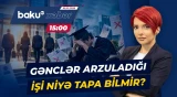 Ali təhsilli gənclər niyə öz ixtisaslarına uyğun iş tapmaqda çətinlik çəkir? - Baku TV CANLI