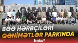 “Şahinlərin Görüşü - 2026” təliminin iştirakçıları Hərbi Qənimətlər Parkında - Baku TV