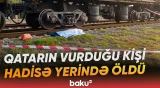 Kürdəmirdə qatar 50 yaşlı kişini vuraraq öldürdü - Baku TV