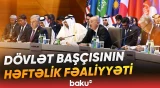 İlham Əliyevin həftəlik fəaliyyəti ilə bağlı sosial şəbəkə hesablarından icmal yayımlanıb - Baku TV