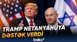 Tramp İsraildə keçiriləcək seçkilərdə Netanyahuya dəstəyini açıq şəkildə ifadə edib - Baku TV