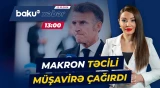 Davam edən etirazlar fonunda Fransa hökuməti daha gərgin günlərə hazırlaşır - Baku TV