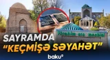 Sayramda tarixi abidələrlə tanışlıq | Qazaxıstana təşkil olunan mediatur davam edir - Baku TV