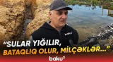 Novxanı sakinlərinin həyətlərini qrunt suları basdı - Baku TV