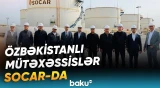 Özbəkistanlı mütəxəssislər SOCAR-ın bir sıra müəssisələri ilə tanış olublar - Baku TV