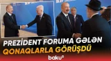 VII Ümumdünya Mədəniyyətlərarası Dialoq Forumunun iştirakçıları birgə foto çəkdirdi - Baku TV