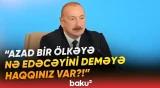 “Kiminsə bizə nəsə diktə edə biləcəyi barədə fikirlər...” | Prezidentin mesajları “Haber Global”da