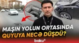Xırdalanda baş verən hadisə görənləri təşvişə saldı | Sürücülər hər an təhlükə ilə üz-üzə - Baku TV