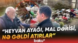 "50 manat verib özüm təmizlətmişəm" | Sumqayıtda antisanitar vəziyyət - "İydən keçə bilmirik"