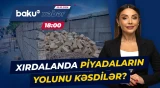 Xırdalanda piyada yolu zəbt edilib? | Sakinlər tikintidən narazıdır? - Baku TV CANLI
