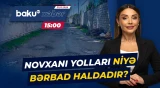 Novxanı sakinləri problemlərlə üz-üzə | Əhali çətinlik içində qalıb - Baku TV CANLI