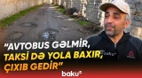 “Uşaqları aparmaq üçün zülm çəkirlər” | Əhalinin bitməyən problemi | “Gölməçələr yaranır” - Baku TV