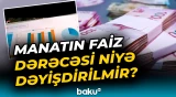Manatın faiz dərəcəsi niyə dəyişdirilmir?