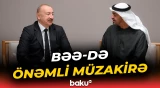 Prezident İlham Əliyev Birləşmiş Ərəb Əmirliklərində səfərdədir