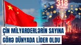 Çin dollar milyarderlərinin sayına görə ABŞ-ni geridə qoydu