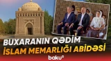 Prezident və birinci xanım İsmayıl Samani türbəsi ilə tanış olublar - Baku TV