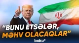 Tramp qətlə yetiriləcəyi təqdirdə İrana zərbə endirilməsini tapşırıb