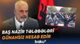 Baş nazir tələbələri günahsız hesab edir