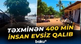 Daşqınlara görə yol və binalar suya qərq oldu | Mozambik