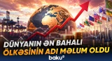 İnflyasiya və əməkhaqqının artması ilə İsveçrəni geridə qoydu