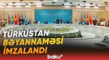 TDT-nin dövlət başçıları Türküstan Bəyannaməsi imzaladılar
