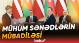 Azərbaycanla Latviya arasında imzalanmış sənədlər mübadilə edildi