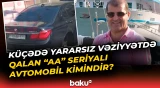 Küçədə yararsız vəziyyətdə qalan "AA" seriyalı avtomobil kimindir?