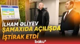 Prezident İlham Əliyev Şamaxıda “Şirvan Aqro” heyvandarlıq kompleksində