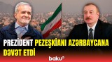İlham Əliyev İranın yeni seçilmiş Prezidenti Məsud Pezeşkianı təbrik etdi