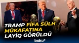 Tramp FIFA Sülh Mükafatına layiq görüldü