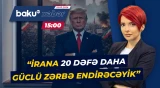 Trampdan İrana daha bir sərt xəbərdarlıq - Baku TV CANLI