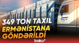 Azərbaycandan keçməklə Ermənistana taxıl göndərildi